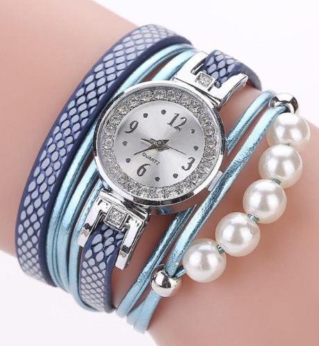 Bonjour Pearls dámské hodinky s náramkem