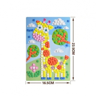 Nalepovací mozaika pro děti - žirafa